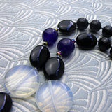long semi-precious stone necklace