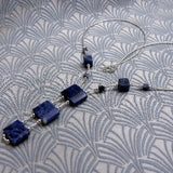 delicate semi-precious bead necklace, dainty semi-precious necklace NM13
