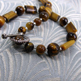 brown gemstone tigers eye beads