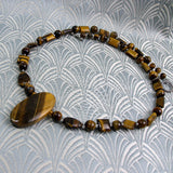 unique tigers eye handmade necklace