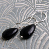 short semi-precious bead earrings, semi-precious stone earrings CC73