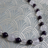 short semi-precious necklace, short semi-precious stone necklace handmade uk