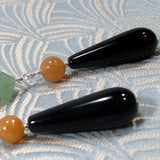 long drop handmade earrings