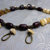 chunky handmade necklace semi-precious stone beads