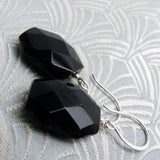 black drop earrings uk