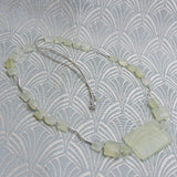 unique handmade jade necklace