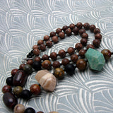 long chunky handmade necklace uk