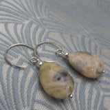 jasper drop earrings handmade uk