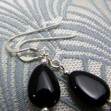 amethyst drop earrings
