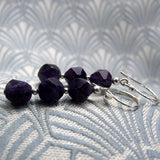 handmade amethyst earrings uk