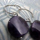 amethyst handmade earrings