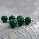 green drop earrings uk,
