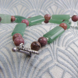 semi-precious stone short necklace design