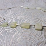 pale green jade delicate beads
