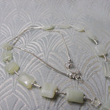 delicate jade necklace design