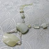 delicate jade necklace, dainty jade necklace