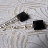 dainty black earrings