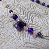 amethyst purple semi-precious beads
