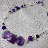 amethyst handmade jewellery necklace