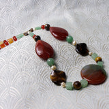 chunky long necklace design