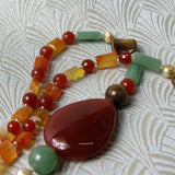 semi-precious beads chunky size