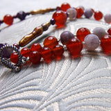 semi-precious carnelian beads