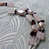 rose quartz semi-precious beads