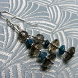 smoky quartz semi-precious bead jewellery, semi-precious stone jewellery uk NM46
