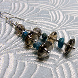 handcrafted smoky quartz earring design