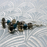 smoky quartz handmade earrings uk