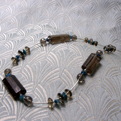Beaded semi-precious stone jewellery, semi-precious bead jewellery NM48