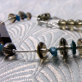 smoky quartz dainty semi-precious beads