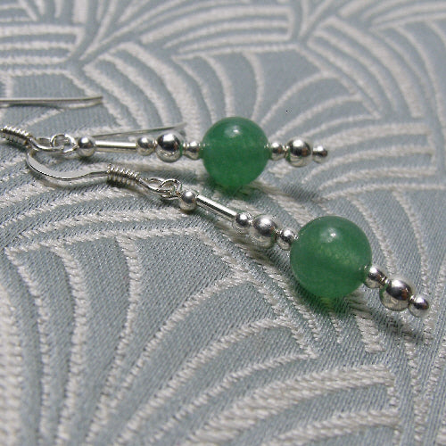 semi-precious stone jewellery earrings, beaded semi-precious jewellery handmade uk