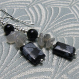 dainty semi-precious bead earrings uk
