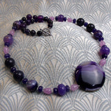 beaded semi-precious stone jewellery, semi-precious bead jewellery MN54