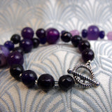beaded semi-precious stone jewellery, semi-precious bead jewellery MN54