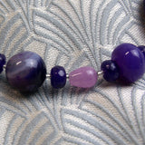 beaded semi-precious stone jewellery, semi-precious bead jewellery MN54
