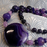 beaded semi-precious stone jewellery, semi-precious bead jewellery MN54