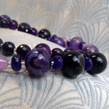 beaded semi-precious stone jewellery, semi-precious bead jewellery MN54