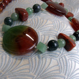 unique long chunky necklace
