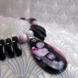 beaded semi-precious stone jewellery, semi-precious bead jewellery MN57