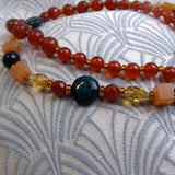 beaded semi-precious stone jewellery, semi-precious bead jewellery MN58