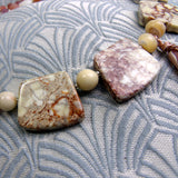 beaded semi-precious stone jewellery, semi-precious bead jewellery MN59
