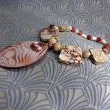 beaded semi-precious stone jewellery, semi-precious bead jewellery MN59