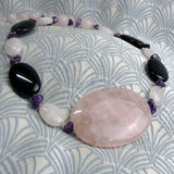 beaded semi-precious stone jewellery, semi-precious bead jewellery MN60