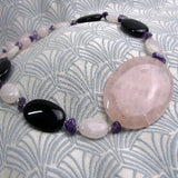 beaded semi-precious stone jewellery, semi-precious bead jewellery MN60