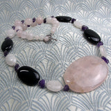 beaded semi-precious stone jewellery, semi-precious bead jewellery MN60