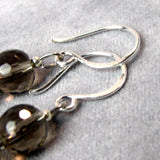 semi-precious stone bead earrings