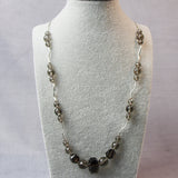 sterling silver necklace, semi-precious necklace jewellery