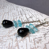 long drop semi-precious stone earring jewellery